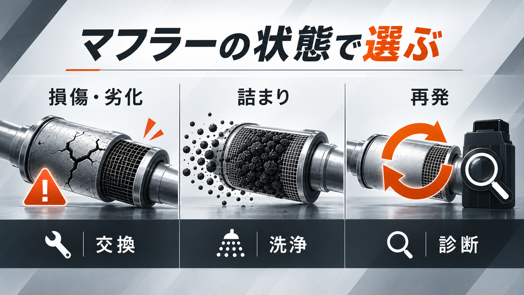 プロフィアのマフラーは交換が必要かの判断の基準